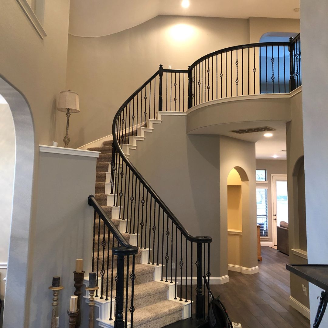 interior staircase in home