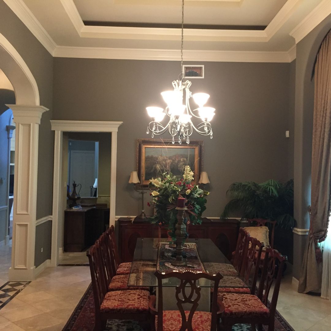 dining room of home